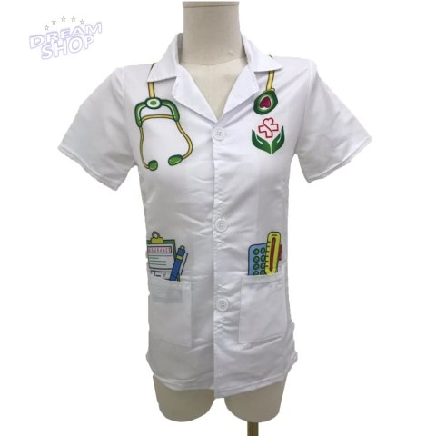 WOOPIE Ubranko Strój Lekarza Doktora dla Dzieci do ok. 120 cm WOOPIE Ubranko Strój Lekarza Doktora dla Dzieci do ok. 120 cm