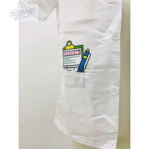 WOOPIE Ubranko Strój Lekarza Doktora dla Dzieci do ok. 120 cm WOOPIE Ubranko Strój Lekarza Doktora dla Dzieci do ok. 120 cm