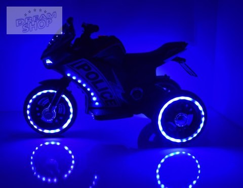 DUŻY MOTOR ŚCIGACZ STRONG 2 EXCLUSIVE, ŚWIECĄCE KOŁA, 3 KOŁOWY/HT6188 DUŻY MOTOR ŚCIGACZ STRONG 2 EXCLUSIVE, ŚWIECĄCE KOŁA, 3 KOŁOWY/HT6188