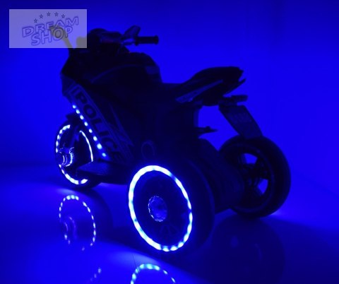 DUŻY MOTOR ŚCIGACZ STRONG 2 EXCLUSIVE, ŚWIECĄCE KOŁA, 3 KOŁOWY/HT6188 DUŻY MOTOR ŚCIGACZ STRONG 2 EXCLUSIVE, ŚWIECĄCE KOŁA, 3 KOŁOWY/HT6188