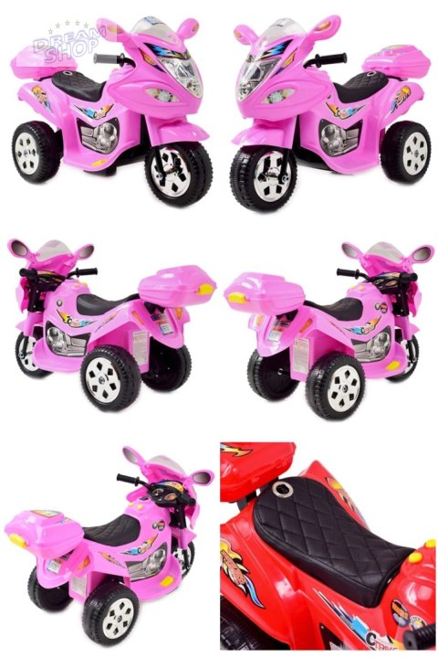 Motorek dla maluszka, dźwięki, światła, miękkie siedzenie/LL1188 Motorek dla maluszka, dźwięki, światła, miękkie siedzenie/LL1188