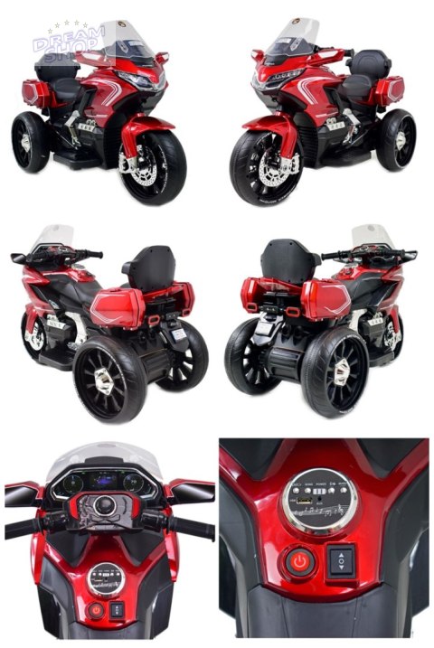 MEGA MOTOR TURYSTYCZNY NA AKUMULATOR LAKIER, ŚWIATŁA/ HLW1688 MEGA MOTOR TURYSTYCZNY NA AKUMULATOR LAKIER, ŚWIATŁA/ HLW1688