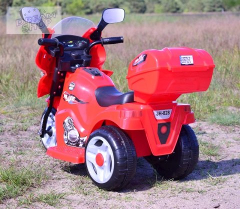 MOTOR NA AKUMULATOR ŚCIGACZ, DŹWIĘKI, ŚWIATŁA/HJ828 MOTOR NA AKUMULATOR ŚCIGACZ, DŹWIĘKI, ŚWIATŁA/HJ828