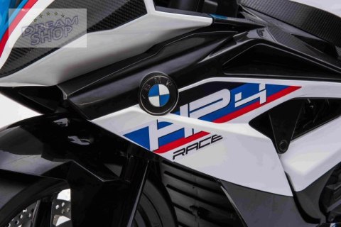 MOTOR NA AKUMULATOR ŚCIGACZ ORYGINALNE BMW HP4 RACE, KOŁA EVA, MIĘKKIE SIEDZENIE/JT5001 MOTOR NA AKUMULATOR ŚCIGACZ ORYGINALNE BMW HP4 RACE, KOŁA EVA, MIĘKKIE SIEDZENIE/JT5001