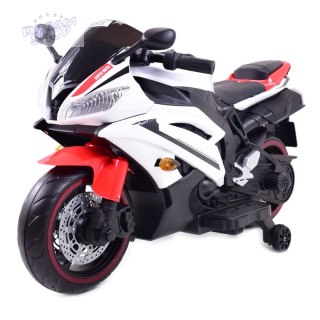 WIELKI MOTOR NA AKUMULATOR - GAZ W MANETCE, HAMULEC, ŚWIECĄCE KOŁA - SUPER JAKOSĆ/SD-R6