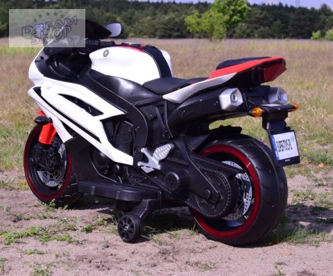 WIELKI MOTOR NA AKUMULATOR - GAZ W MANETCE, HAMULEC, ŚWIECĄCE KOŁA - SUPER JAKOSĆ/SD-R6