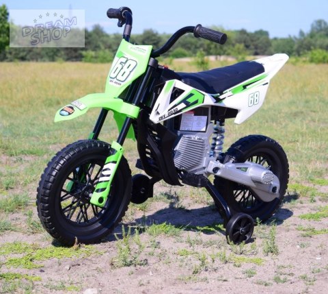 WIELKI MOTOR OFF ROAD MIĘKKIE KOŁA, GAZ W MANETCE, MIĘKKIE SIEDZENIE/JT5006
