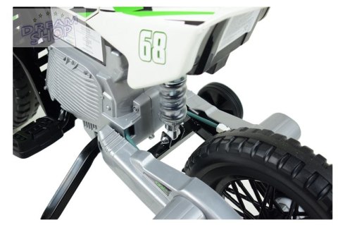WIELKI MOTOR OFF ROAD MIĘKKIE KOŁA, GAZ W MANETCE, MIĘKKIE SIEDZENIE/JT5006