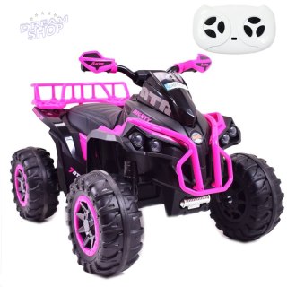 DUŻY QUAD N AKUMULATOR ADVENTURE, MIĘKKIE KOŁA, MIĘKKIE SIEDZENIE,PILOT/GTS1199