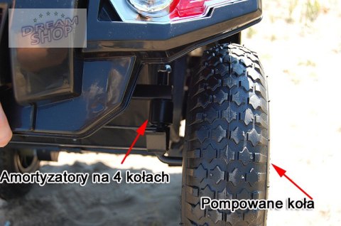 MASYWNY MEGA MOCNY SUV GINNASIO STRONG 2 POMPOWANE KOŁA KLUCZYK/801AIR