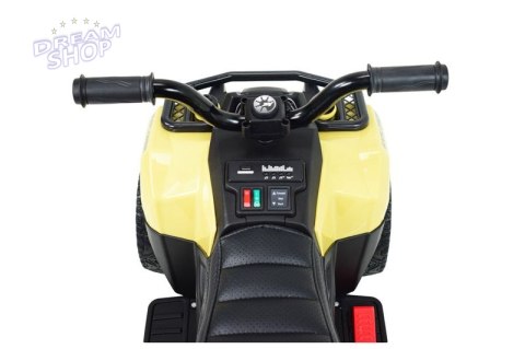 QUAD NA AKUMULATOR EXPLORER - PILOT, IMITACJA WYDECHU, MIĘKKIE KOŁA, SKÓRA/GTS1155 QUAD NA AKUMULATOR EXPLORER - PILOT, IMITACJA WYDECHU, MIĘKKIE KOŁA, SKÓRA/GTS1155