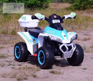 QUAD NA AKUMULATOR POLICJA Z KUFERKIEM - SUPER JAKOŚĆ/GTS-1188A