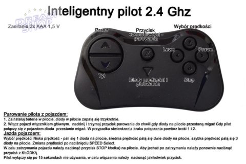 QUAD NA AKUMULATOR Z PILOTEM XC SPORT, MIĘKKIE KOŁA HIT/HL578 QUAD NA AKUMULATOR Z PILOTEM XC SPORT, MIĘKKIE KOŁA HIT/HL578