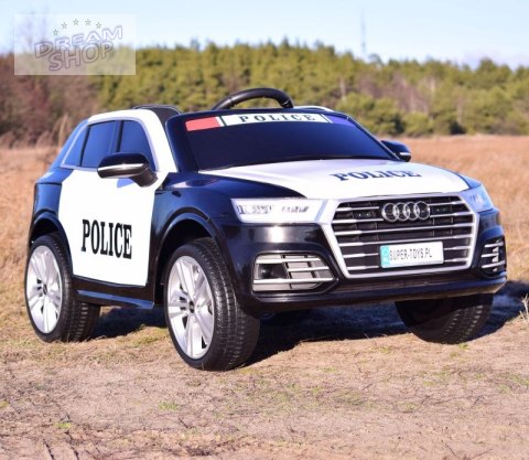 AUDI Q5 POLICJA , MIĘKKIE KOŁA, MIĘKKIE SIEDZENIE, RADIO FM, BLUETOOTH - PEŁNA OPCJA/S305 AUDI Q5 POLICJA , MIĘKKIE KOŁA, MIĘKKIE SIEDZENIE, RADIO FM, BLUETOOTH - PEŁNA OPCJA/S305