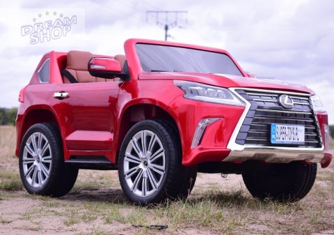 LEXUS LX-570 LAKIER, MP4, MIĘKKIE KOŁA, MIĘKKIE SIEDZENIE, PEŁNA OPCJA 2X12V/LX570 LEXUS LX-570 LAKIER, MP4, MIĘKKIE KOŁA, MIĘKKIE SIEDZENIE, PEŁNA OPCJA 2X12V/LX570