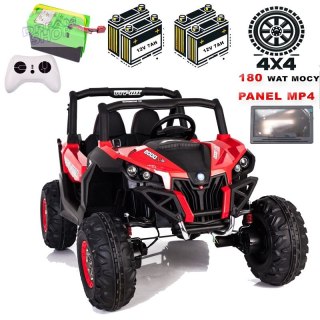 MEGA AUTO BUGGI 4X4 , PANEL MP4 , MIĘKKIE KOŁA EVA, MIĘKKIE SIEDZENIE FULL OPCJA 2X 12V/XMX603
