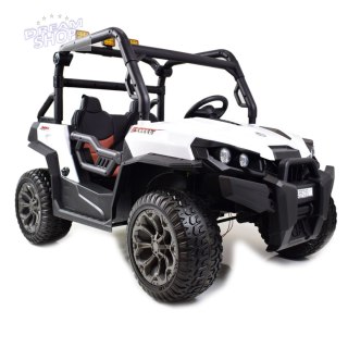 MEGA BUGGY UTV DLA 2 DZIECI, 4 SILNIKI, MIĘKKIE SIEDZENIE, MIĘKKIE KOŁA/7988-HIGH