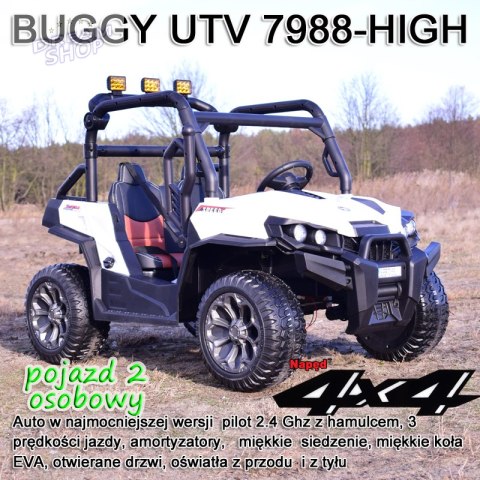 MEGA BUGGY UTV DLA 2 DZIECI, 4 SILNIKI, MIĘKKIE SIEDZENIE, MIĘKKIE KOŁA/7988-HIGH MEGA BUGGY UTV DLA 2 DZIECI, 4 SILNIKI, MIĘKKIE SIEDZENIE, MIĘKKIE KOŁA/7988-HIGH