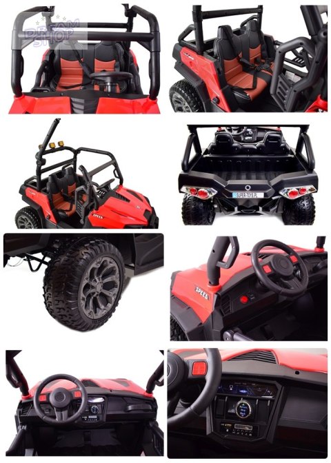 MEGA BUGGY UTV DLA 2 DZIECI, 4 SILNIKI, MIĘKKIE SIEDZENIE, MIĘKKIE KOŁA/7988-HIGH MEGA BUGGY UTV DLA 2 DZIECI, 4 SILNIKI, MIĘKKIE SIEDZENIE, MIĘKKIE KOŁA/7988-HIGH