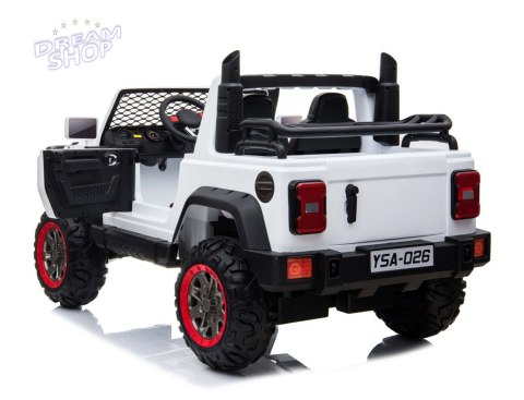 MEGA DZIP 4X4, MIĘKKIE KOŁA EVA, MIĘKKIE SIEDZENIE, PANEL, FULL OPCJA 2x12V /YSA026 MEGA DZIP 4X4, MIĘKKIE KOŁA EVA, MIĘKKIE SIEDZENIE, PANEL, FULL OPCJA 2x12V /YSA026