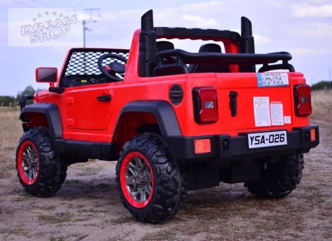 MEGA DZIP 4X4, MIĘKKIE KOŁA EVA, MIĘKKIE SIEDZENIE, PANEL, FULL OPCJA /YSA026 MEGA DZIP 4X4, MIĘKKIE KOŁA EVA, MIĘKKIE SIEDZENIE, PANEL, FULL OPCJA /YSA026