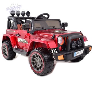 MEGA JEEP FULLTIME, NAPĘD 4X4, 1X12V ,WOLNY START/ MIĘKKIE KOŁA, FUNKCJA BUJANIA EXCLUSIVE LAKIER/7588