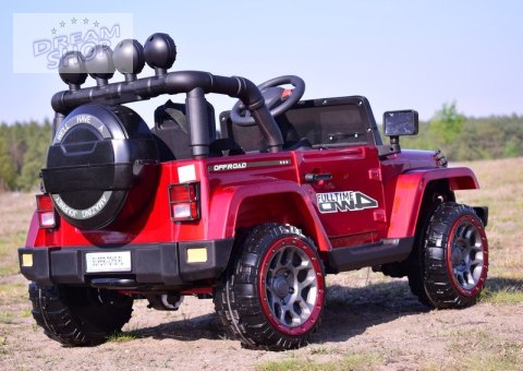 MEGA JEEP FULLTIME, NAPĘD 4X4, 1X12V ,WOLNY START/ MIĘKKIE KOŁA, FUNKCJA BUJANIA EXCLUSIVE LAKIER/7588 MEGA JEEP FULLTIME, NAPĘD 4X4, 1X12V ,WOLNY START/ MIĘKKIE KOŁA, FUNKCJA BUJANIA EXCLUSIVE LAKIER/7588