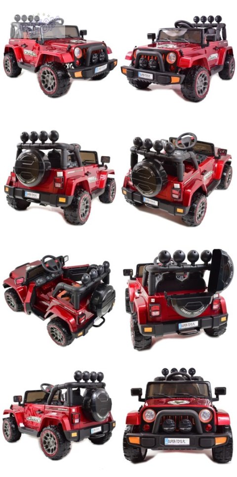 MEGA JEEP FULLTIME, NAPĘD 4X4, 1X12V ,WOLNY START/ MIĘKKIE KOŁA, FUNKCJA BUJANIA EXCLUSIVE LAKIER/7588 MEGA JEEP FULLTIME, NAPĘD 4X4, 1X12V ,WOLNY START/ MIĘKKIE KOŁA, FUNKCJA BUJANIA EXCLUSIVE LAKIER/7588