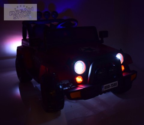 MEGA JEEP FULLTIME, NAPĘD 4X4, 1X12V ,WOLNY START/ MIĘKKIE KOŁA, FUNKCJA BUJANIA EXCLUSIVE LAKIER/7588 MEGA JEEP FULLTIME, NAPĘD 4X4, 1X12V ,WOLNY START/ MIĘKKIE KOŁA, FUNKCJA BUJANIA EXCLUSIVE LAKIER/7588