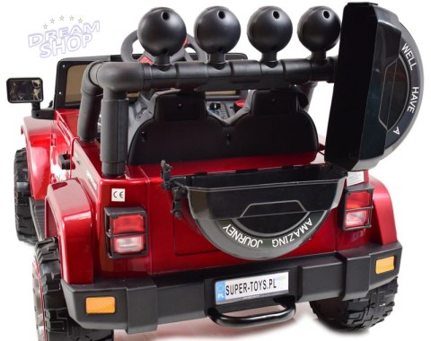 MEGA JEEP FULLTIME, NAPĘD 4X4, 1X12V ,WOLNY START/ MIĘKKIE KOŁA, FUNKCJA BUJANIA EXCLUSIVE LAKIER/7588 MEGA JEEP FULLTIME, NAPĘD 4X4, 1X12V ,WOLNY START/ MIĘKKIE KOŁA, FUNKCJA BUJANIA EXCLUSIVE LAKIER/7588
