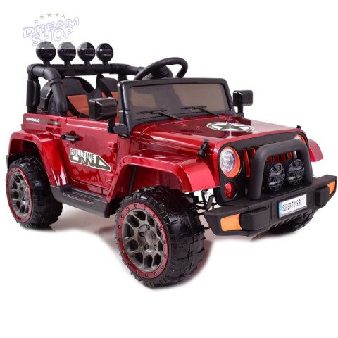 MEGA JEEP FULLTIME, NAPĘD 4X4, 1X12V ,WOLNY START/ MIĘKKIE KOŁA, FUNKCJA BUJANIA EXCLUSIVE LAKIER/7588 MEGA JEEP FULLTIME, NAPĘD 4X4, 1X12V ,WOLNY START/ MIĘKKIE KOŁA, FUNKCJA BUJANIA EXCLUSIVE LAKIER/7588