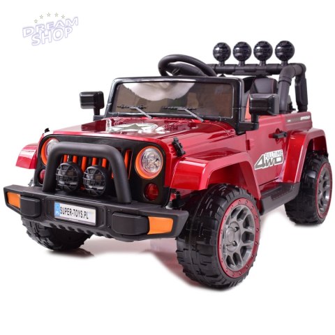 MEGA JEEP FULLTIME, NAPĘD 4X4, 1X12V ,WOLNY START/ MIĘKKIE KOŁA, FUNKCJA BUJANIA EXCLUSIVE LAKIER/7588 MEGA JEEP FULLTIME, NAPĘD 4X4, 1X12V ,WOLNY START/ MIĘKKIE KOŁA, FUNKCJA BUJANIA EXCLUSIVE LAKIER/7588