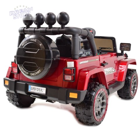 MEGA JEEP FULLTIME, NAPĘD 4X4, 1X12V ,WOLNY START/ MIĘKKIE KOŁA, FUNKCJA BUJANIA EXCLUSIVE LAKIER/7588 MEGA JEEP FULLTIME, NAPĘD 4X4, 1X12V ,WOLNY START/ MIĘKKIE KOŁA, FUNKCJA BUJANIA EXCLUSIVE LAKIER/7588