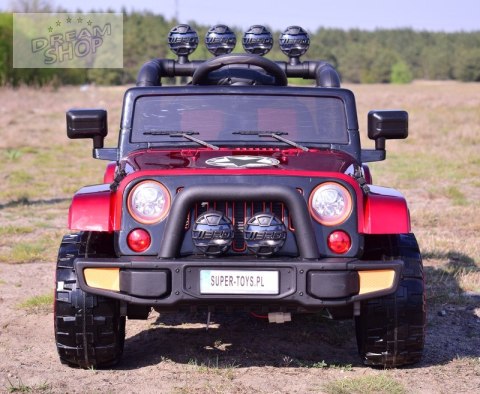 MEGA JEEP FULLTIME, NAPĘD 4X4, 1X12V ,WOLNY START/ MIĘKKIE KOŁA, FUNKCJA BUJANIA EXCLUSIVE LAKIER/7588 MEGA JEEP FULLTIME, NAPĘD 4X4, 1X12V ,WOLNY START/ MIĘKKIE KOŁA, FUNKCJA BUJANIA EXCLUSIVE LAKIER/7588