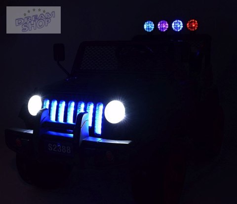 MEGA JEEP SUNSHINE, NAPĘD 4X4, 2X12V, WOLNY START/ MIĘKKIE KOŁA, BLUETOOTH, RADIO EXCLUSIVE/2388 MEGA JEEP SUNSHINE, NAPĘD 4X4, 2X12V, WOLNY START/ MIĘKKIE KOŁA, BLUETOOTH, RADIO EXCLUSIVE/2388