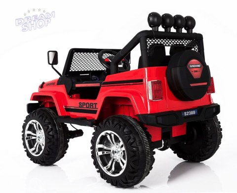 MEGA JEEP SUNSHINE, NAPĘD 4X4, 2X12V, WOLNY START/ MIĘKKIE KOŁA, BLUETOOTH, RADIO EXCLUSIVE/2388 MEGA JEEP SUNSHINE, NAPĘD 4X4, 2X12V, WOLNY START/ MIĘKKIE KOŁA, BLUETOOTH, RADIO EXCLUSIVE/2388