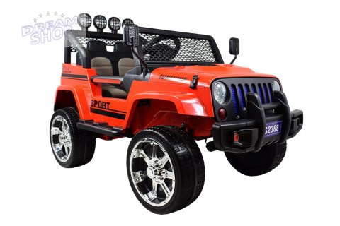 MEGA JEEP SUNSHINE, NAPĘD 4X4, 2X12V, WOLNY START/ MIĘKKIE KOŁA, BLUETOOTH, RADIO EXCLUSIVE/2388 MEGA JEEP SUNSHINE, NAPĘD 4X4, 2X12V, WOLNY START/ MIĘKKIE KOŁA, BLUETOOTH, RADIO EXCLUSIVE/2388