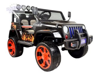MEGA JEEP SUNSHINE, NAPĘD 4X4, 2X12V, WOLNY START/ MIĘKKIE KOŁA, BLUETOOTH, RADIO EXCLUSIVE/2388