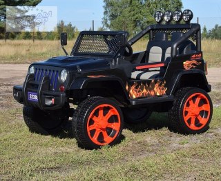MEGA JEEP SUNSHINE, NAPĘD 4X4, 2X12V, WOLNY START/ MIĘKKIE KOŁA, BLUETOOTH, RADIO EXCLUSIVE/2388