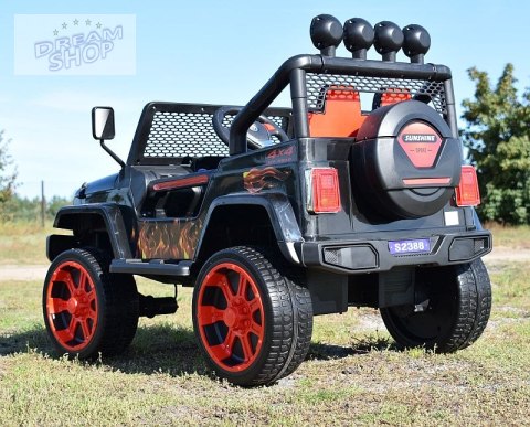 MEGA JEEP SUNSHINE, NAPĘD 4X4, 2X12V, WOLNY START/ MIĘKKIE KOŁA, BLUETOOTH, RADIO EXCLUSIVE/2388 MEGA JEEP SUNSHINE, NAPĘD 4X4, 2X12V, WOLNY START/ MIĘKKIE KOŁA, BLUETOOTH, RADIO EXCLUSIVE/2388