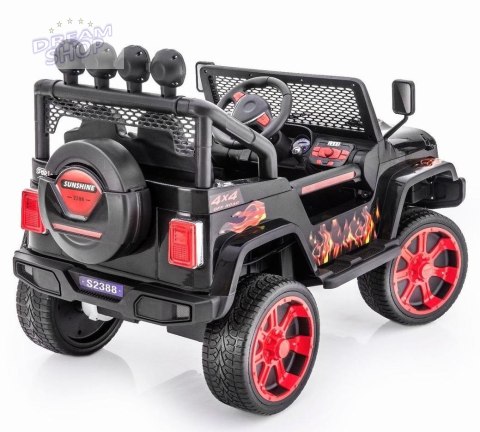 MEGA JEEP SUNSHINE, NAPĘD 4X4, 2X12V, WOLNY START/ MIĘKKIE KOŁA, BLUETOOTH, RADIO EXCLUSIVE/2388 MEGA JEEP SUNSHINE, NAPĘD 4X4, 2X12V, WOLNY START/ MIĘKKIE KOŁA, BLUETOOTH, RADIO EXCLUSIVE/2388