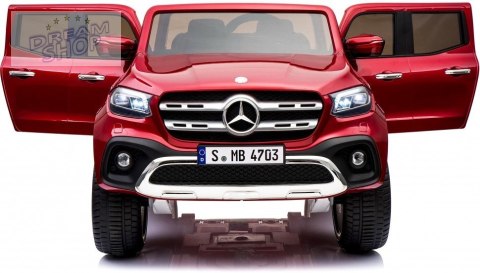 MERCEDES X LICENCJA, 4X4, 2x12V PANEL MP4, 5 PUNKTOWE PASY, MIĘKKIE KOŁA EVA, MIĘKKIE SIEDZENIE, LAKIER POLEROWANY, FULL OPCJA/ MERCEDES X LICENCJA, 4X4, 2x12V PANEL MP4, 5 PUNKTOWE PASY, MIĘKKIE KOŁA EVA, MIĘKKIE SIEDZENIE, LAKIER POLEROWANY, FULL OPCJA/
