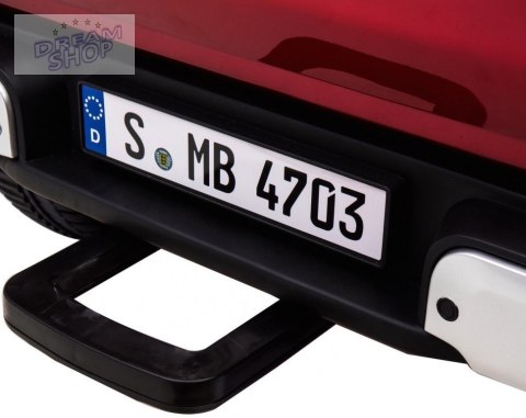 MERCEDES X LICENCJA, 4X4, 2x12V PANEL MP4, 5 PUNKTOWE PASY, MIĘKKIE KOŁA EVA, MIĘKKIE SIEDZENIE, LAKIER POLEROWANY, FULL OPCJA/ MERCEDES X LICENCJA, 4X4, 2x12V PANEL MP4, 5 PUNKTOWE PASY, MIĘKKIE KOŁA EVA, MIĘKKIE SIEDZENIE, LAKIER POLEROWANY, FULL OPCJA/