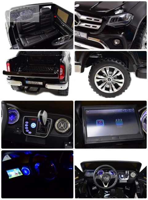 MERCEDES X LICENCJA, - 4X4 , 2x12V PANEL MP4, MIĘKKIE KOŁA EVA, MIĘKKIE SIEDZENIE, LAKIER POLEROWANY, FULL OPCJA/XMX606 MERCEDES X LICENCJA, - 4X4 , 2x12V PANEL MP4, MIĘKKIE KOŁA EVA, MIĘKKIE SIEDZENIE, LAKIER POLEROWANY, FULL OPCJA/XMX606