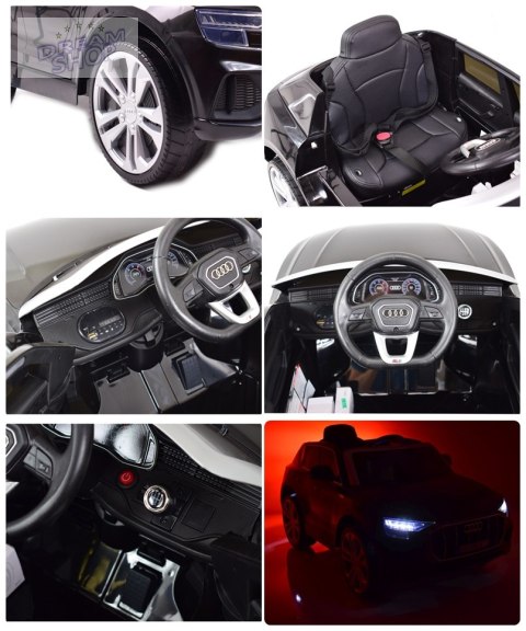 ORYGINALNE AUDI Q8 W NAJLEPSZEJ OPCJI, MIĘKKIE KOŁA, MIĘKKIE SIEDZENIE/JJ2066 ORYGINALNE AUDI Q8 W NAJLEPSZEJ OPCJI, MIĘKKIE KOŁA, MIĘKKIE SIEDZENIE/JJ2066