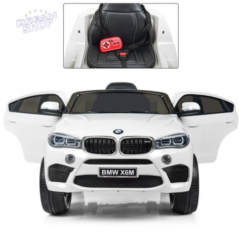 ORYGINALNE BMW X6M W NAJLEPSZEJ WERSJI, MIĘKKIE SIEDZENIE, PILOT 2.4 GHZ/ 2199 ORYGINALNE BMW X6M W NAJLEPSZEJ WERSJI, MIĘKKIE SIEDZENIE, PILOT 2.4 GHZ/ 2199