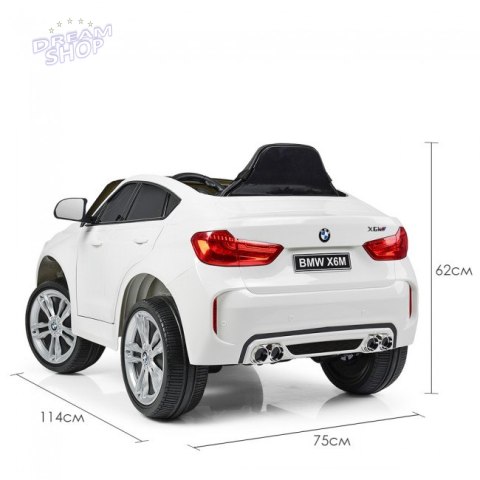 ORYGINALNE BMW X6M W NAJLEPSZEJ WERSJI, MIĘKKIE SIEDZENIE, PILOT 2.4 GHZ/ 2199 ORYGINALNE BMW X6M W NAJLEPSZEJ WERSJI, MIĘKKIE SIEDZENIE, PILOT 2.4 GHZ/ 2199