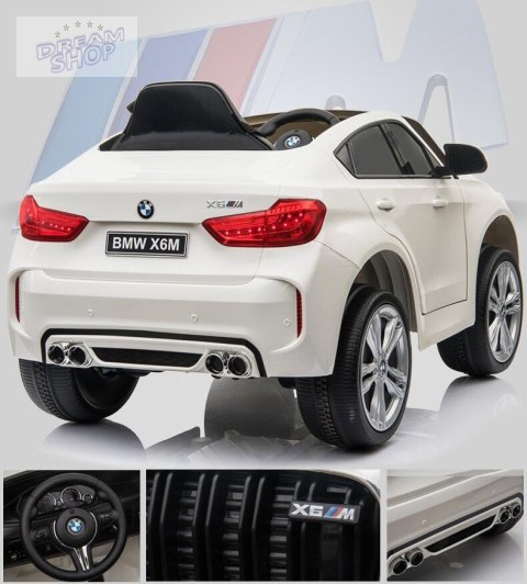ORYGINALNE BMW X6M W NAJLEPSZEJ WERSJI, MIĘKKIE SIEDZENIE, PILOT 2.4 GHZ/ 2199 ORYGINALNE BMW X6M W NAJLEPSZEJ WERSJI, MIĘKKIE SIEDZENIE, PILOT 2.4 GHZ/ 2199