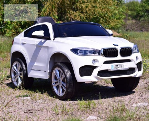 ORYGINALNE BMW X6M W NAJLEPSZEJ WERSJI, MIĘKKIE SIEDZENIE, PILOT 2.4 GHZ/ 2199 ORYGINALNE BMW X6M W NAJLEPSZEJ WERSJI, MIĘKKIE SIEDZENIE, PILOT 2.4 GHZ/ 2199