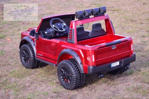 AUTO NA AKUMULATOR ORYGINALNY FORD SUPER DUTY 4X4,24V,LAKIER WALIZKA, PRZESUWANE SIEDZENIE/SX2088